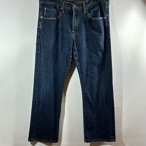 AG Adriano Goldschmied Straight Leg Cropped Jeans, 34